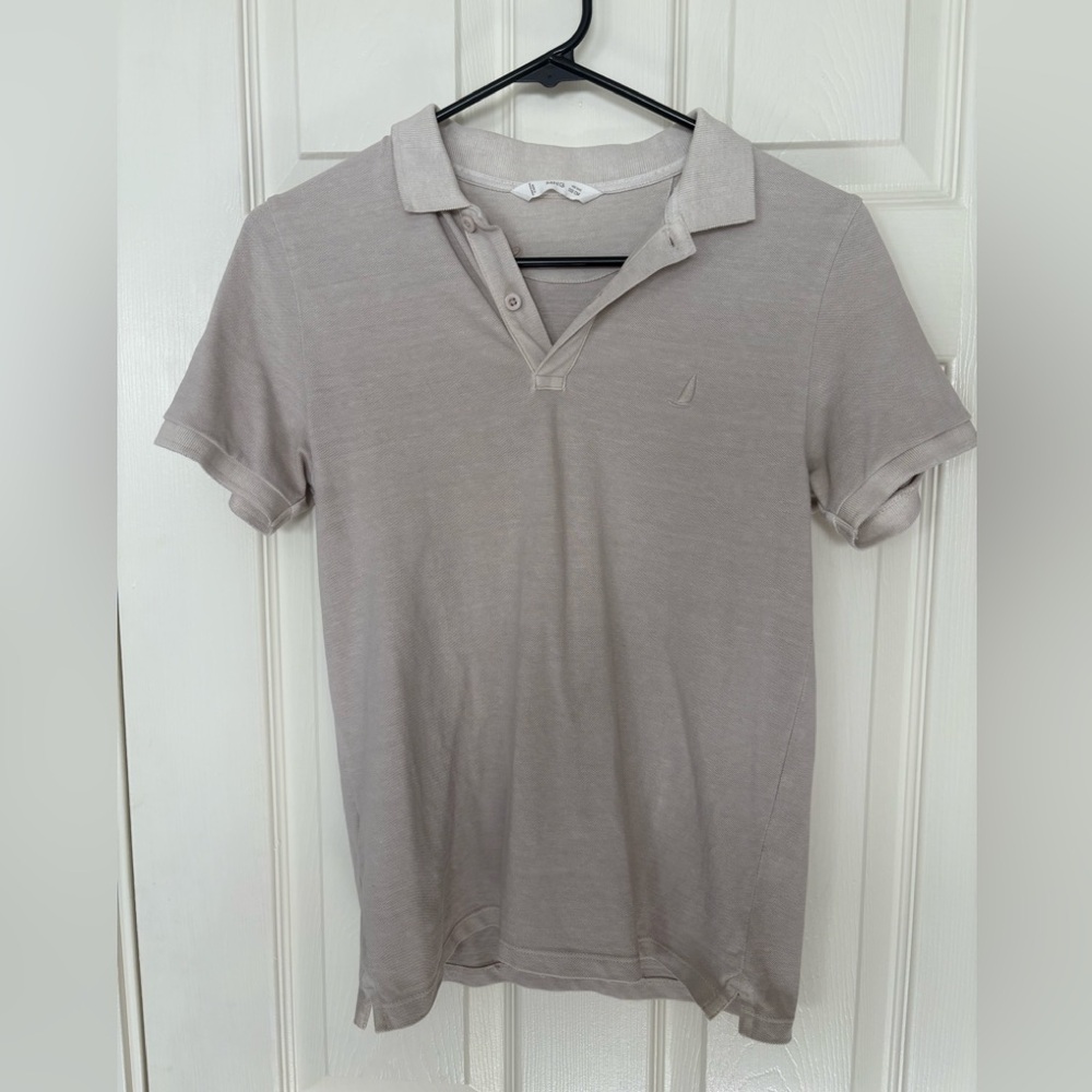 Mango lightTan Polo Shirt for boys